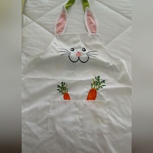 Bunny Apron with Carrot Pockets